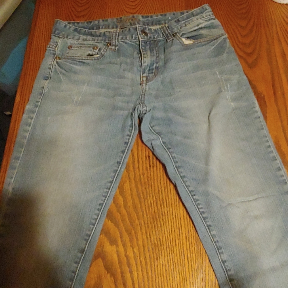 Carbon skinny jeans